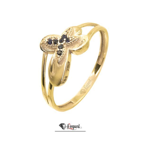 انگشتر طلای زنانه پروانه 3352-GR