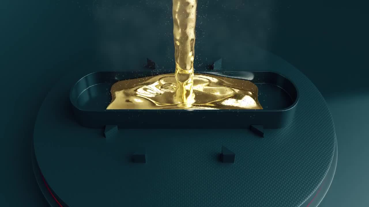 Gold casting steps