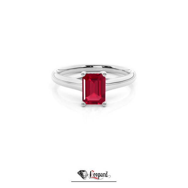 prong ruby engagement ring