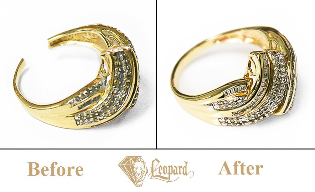 before and after jewelry repair