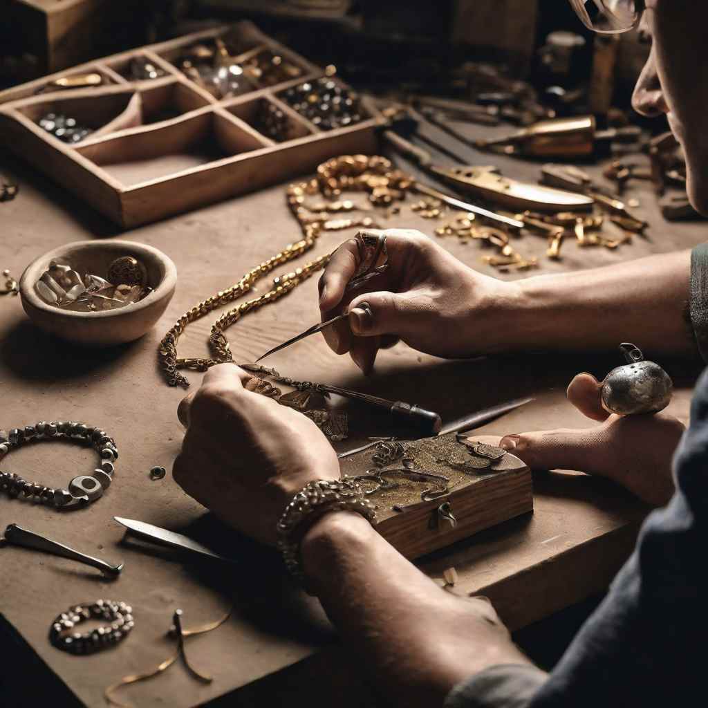 Goldsmith Make jewelry